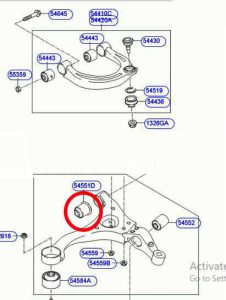 بوش طبق لبه دار جلو سوناتا 2006 تا 2011