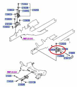 دسته موتور چپ توسان ix35(2)