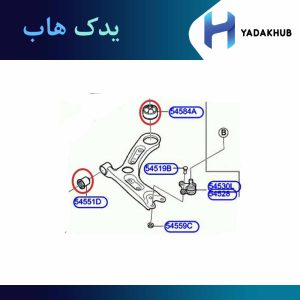بوش طبق جلو سوناتا LF