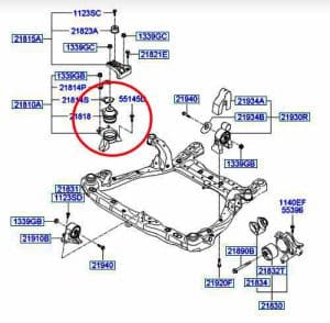 دسته موتور راست آزرا قدیم 3300 سی سی